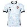 Officiële Voetbalshirt + Korte Broek Portugal Ronaldo 7 Uit EK 2024 - Kids